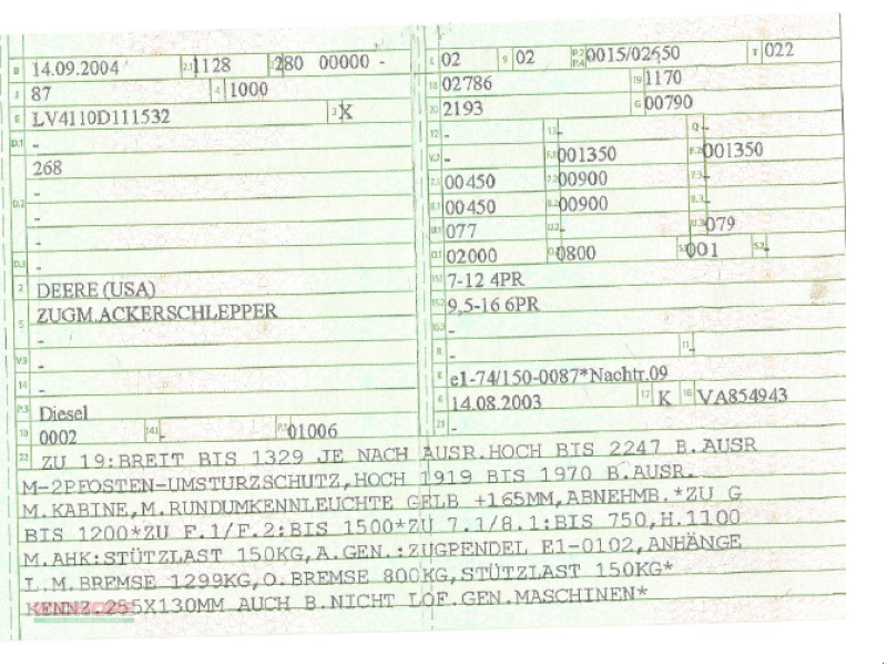 Kommunaltraktor des Typs John Deere 4110, Gebrauchtmaschine in Aschheim (Bild 17)
