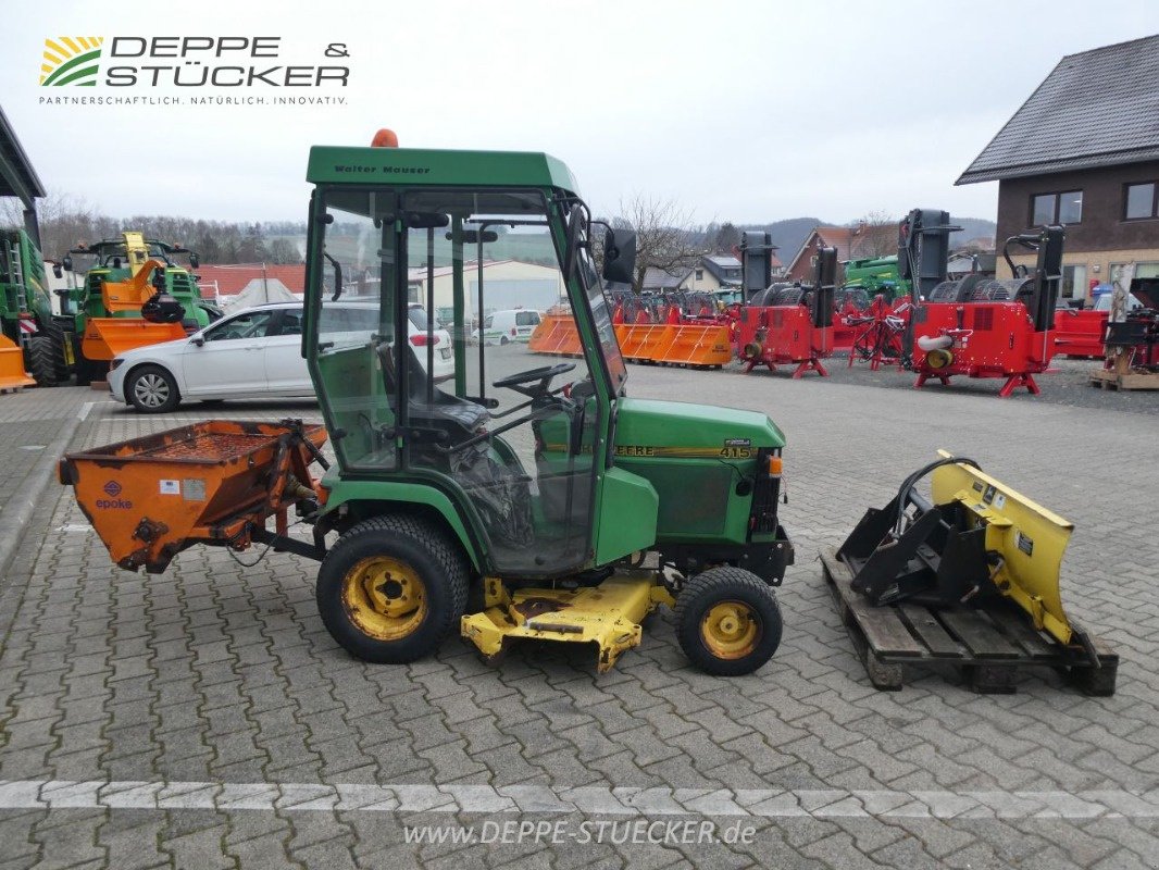 Kommunaltraktor typu John Deere 415, Gebrauchtmaschine w Lauterberg/Barbis (Zdjęcie 27)