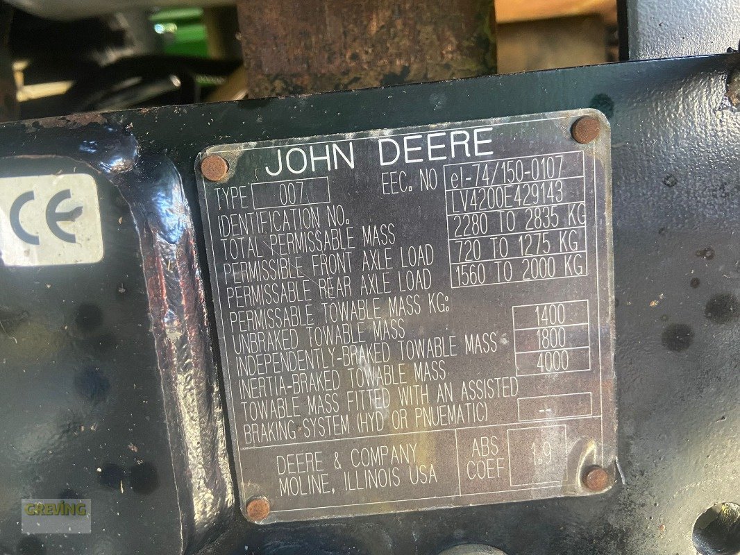 Kommunaltraktor typu John Deere 4200, Gebrauchtmaschine v Ahaus (Obrázek 17)