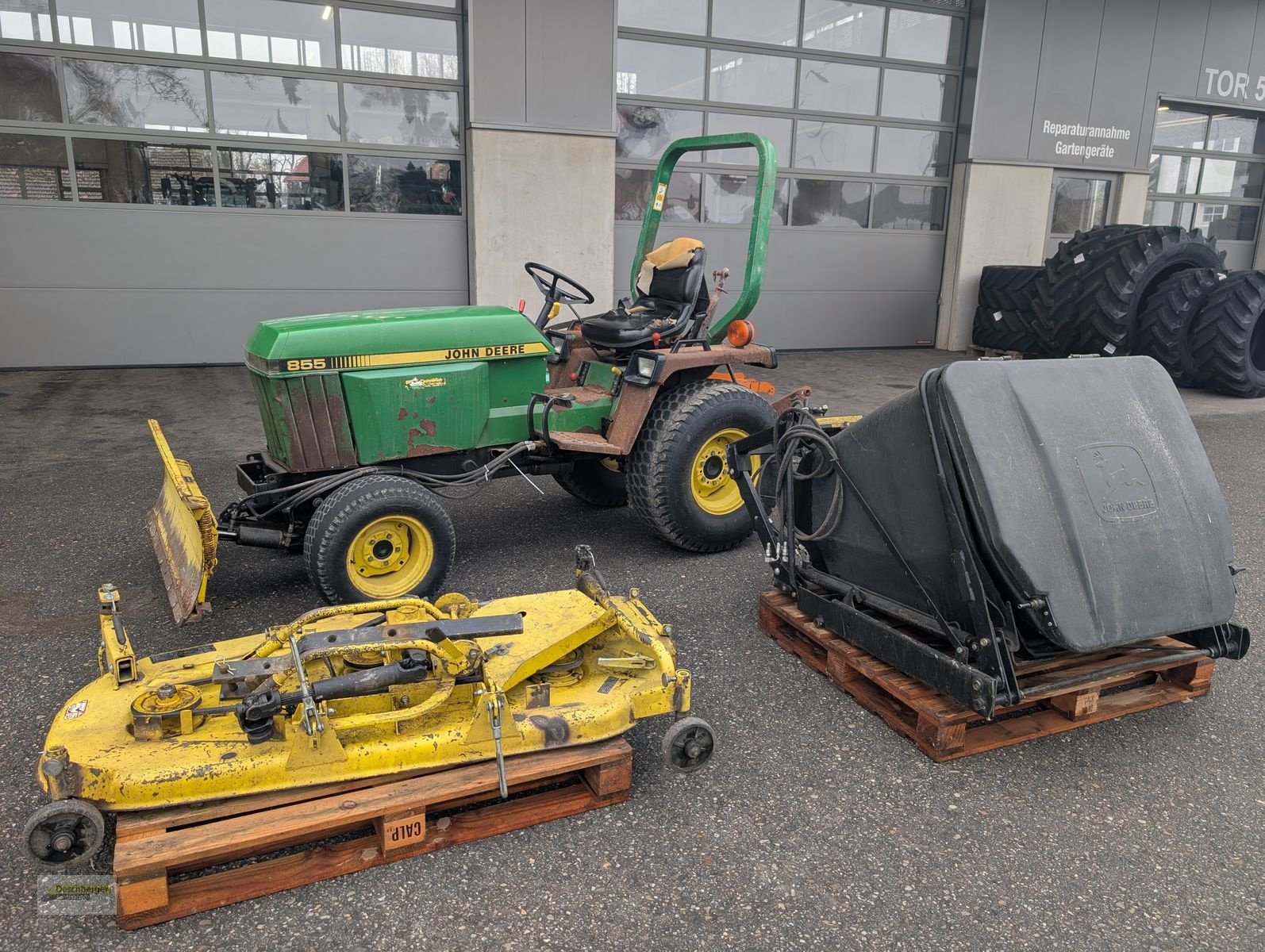 Kommunaltraktor del tipo John Deere 855, Gebrauchtmaschine In Senftenbach (Immagine 18)