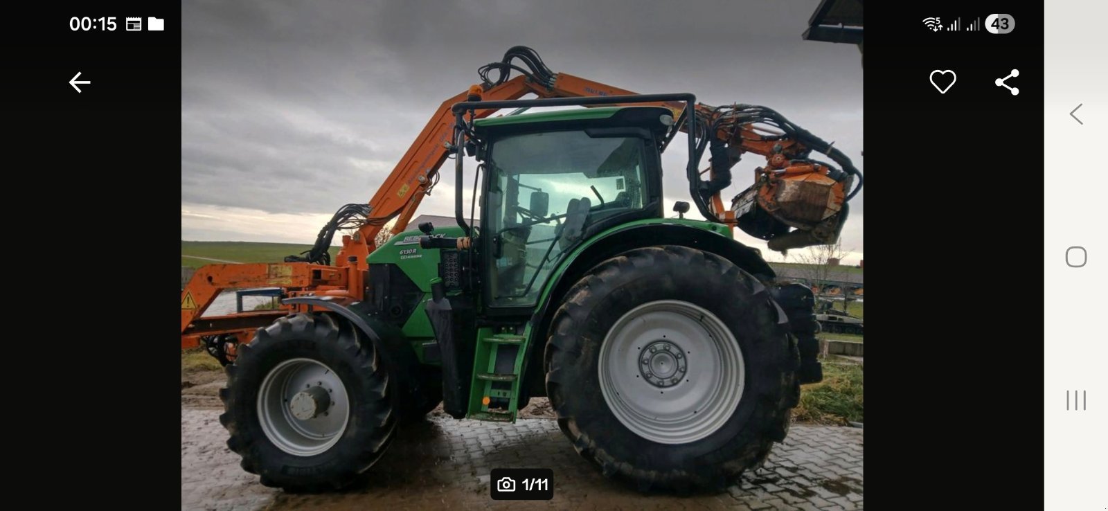 Kommunaltraktor от тип John Deere Rebo Rack, Gebrauchtmaschine в Tannhausen (Снимка 1)