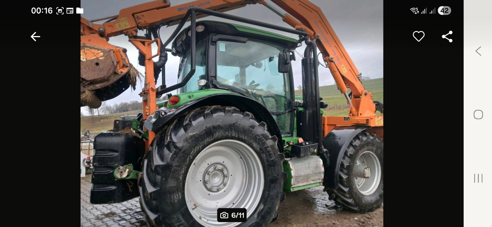 Kommunaltraktor от тип John Deere Rebo Rack, Gebrauchtmaschine в Tannhausen (Снимка 7)