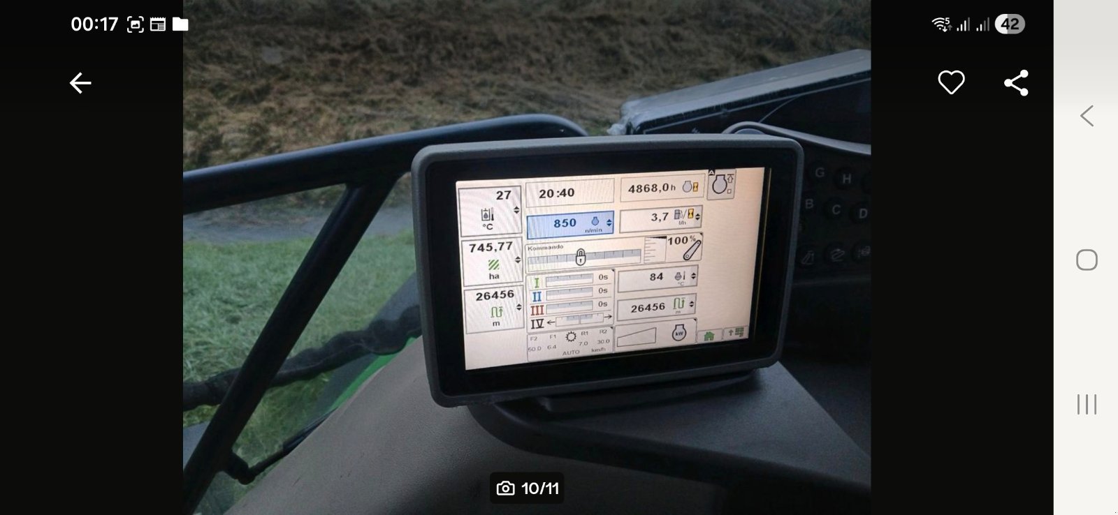 Kommunaltraktor от тип John Deere Rebo Rack, Gebrauchtmaschine в Tannhausen (Снимка 10)