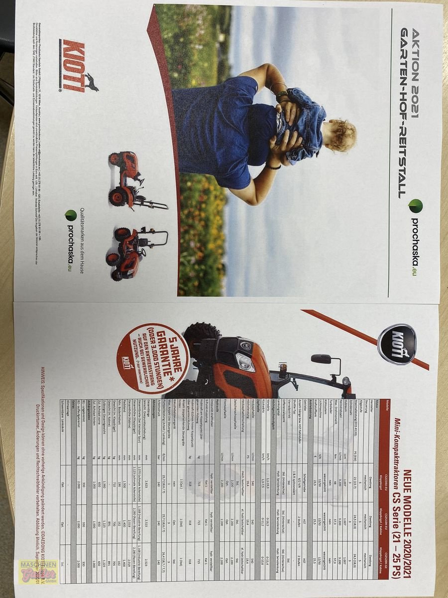 Kommunaltraktor typu Kioti CS 2520, Neumaschine v Kötschach (Obrázek 14)