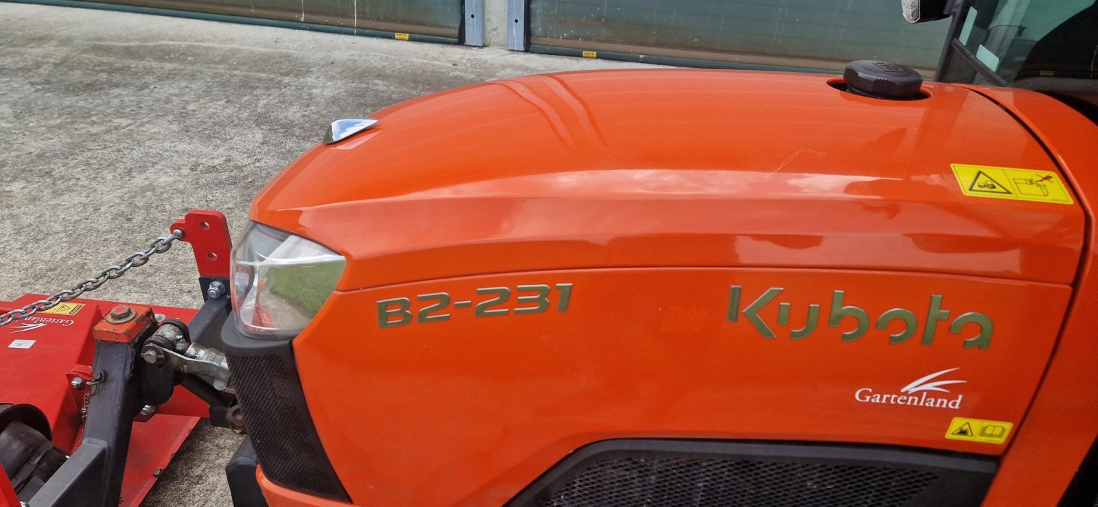 Kommunaltraktor tip Kubota B2 231 290h Klima Winterdienst EZ 28.12.2021 Mähwerk Salzstreuer Schneepflug, Gebrauchtmaschine in Palling (Poză 19)