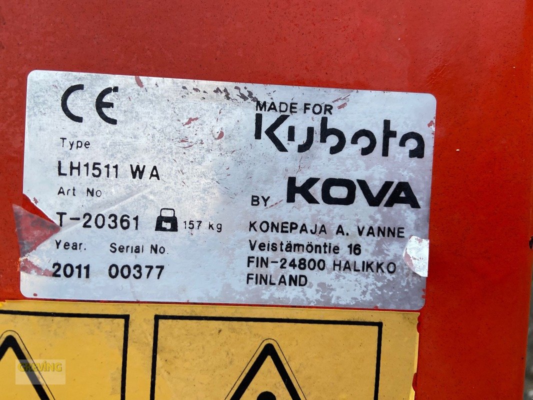 Kommunaltraktor des Typs Kubota B2230 inkl. Schneeschild / Salzstreuer / Kehrmaschine, Gebrauchtmaschine in Ahaus (Bild 21)