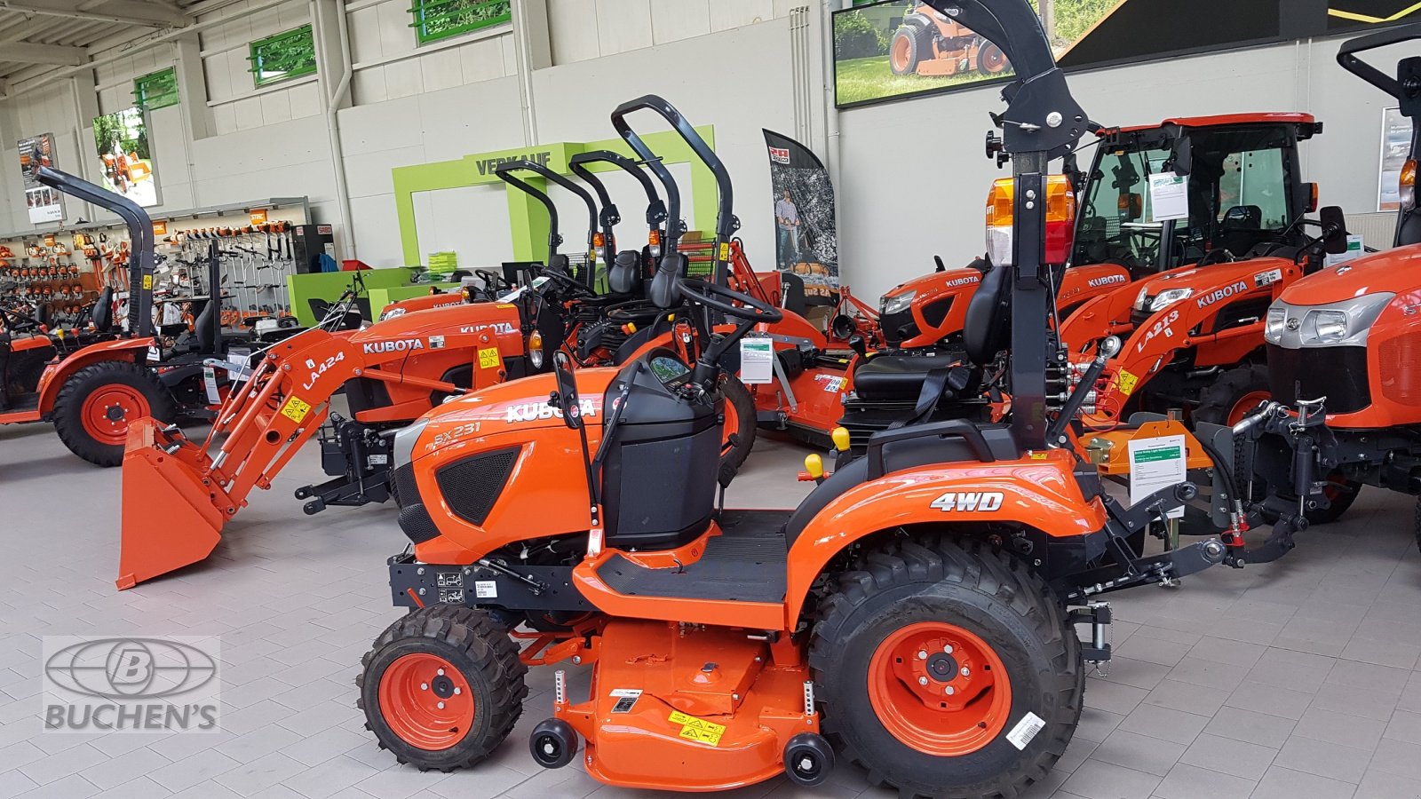 Kommunaltraktor des Typs Kubota BX231 ab 0,99%, Neumaschine in Olpe (Bild 2)