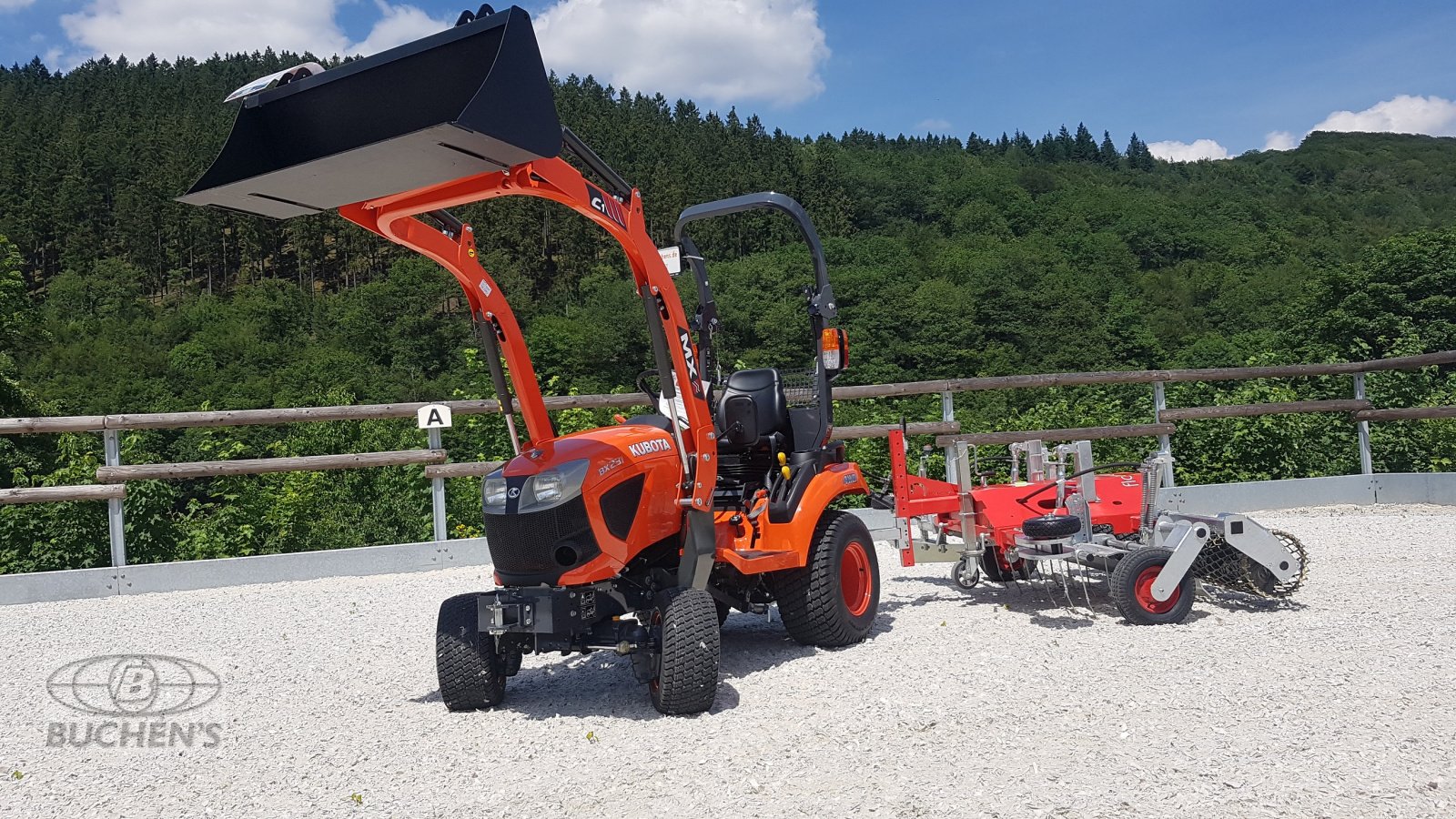 Kommunaltraktor typu Kubota BX231 Allrad, Neumaschine v Olpe (Obrázek 7)
