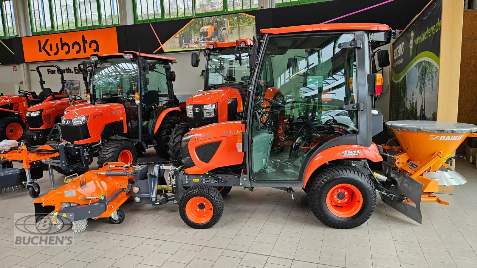 Kommunaltraktor des Typs Kubota BX231 Winterdienst, Neumaschine in Olpe (Bild 7)