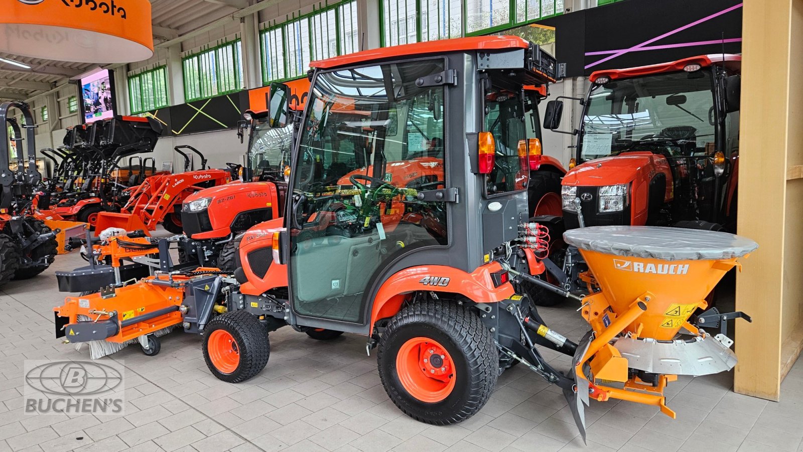 Kommunaltraktor des Typs Kubota BX231 Winterdienst, Neumaschine in Olpe (Bild 9)