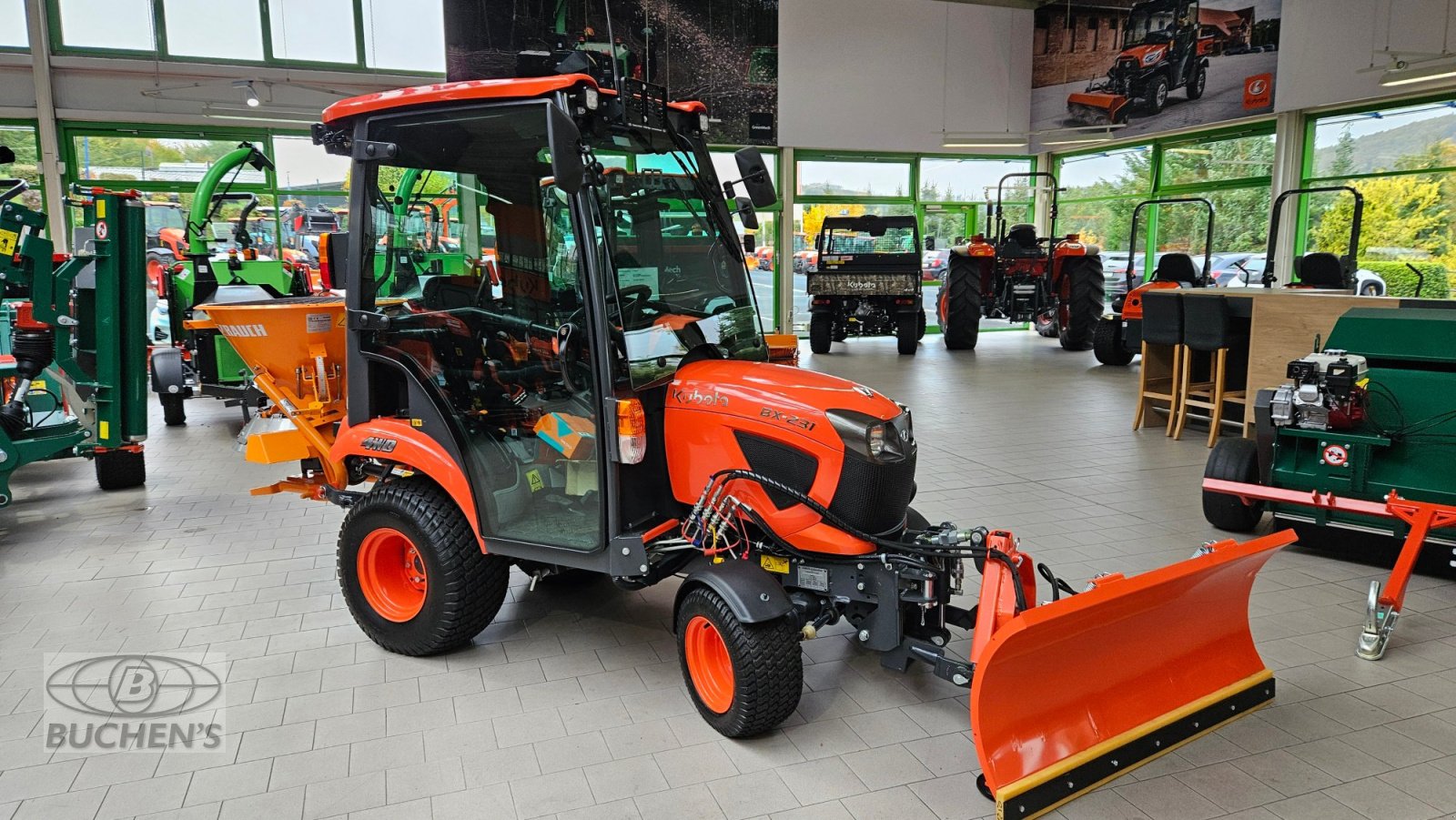 Kommunaltraktor typu Kubota BX231 Winterdienst, Neumaschine v Olpe (Obrázek 4)