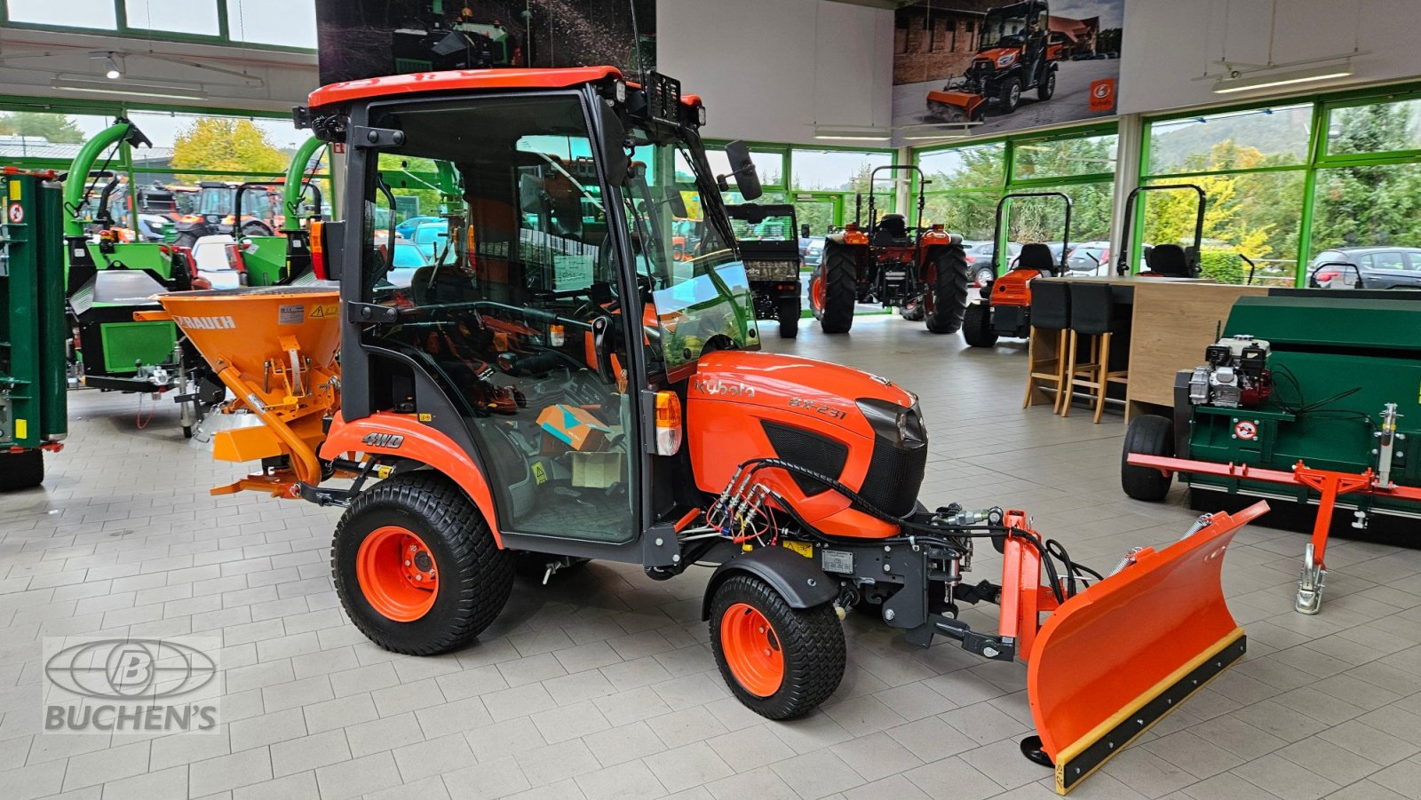 Kommunaltraktor typu Kubota BX231 Winterdienst, Neumaschine v Olpe (Obrázek 5)
