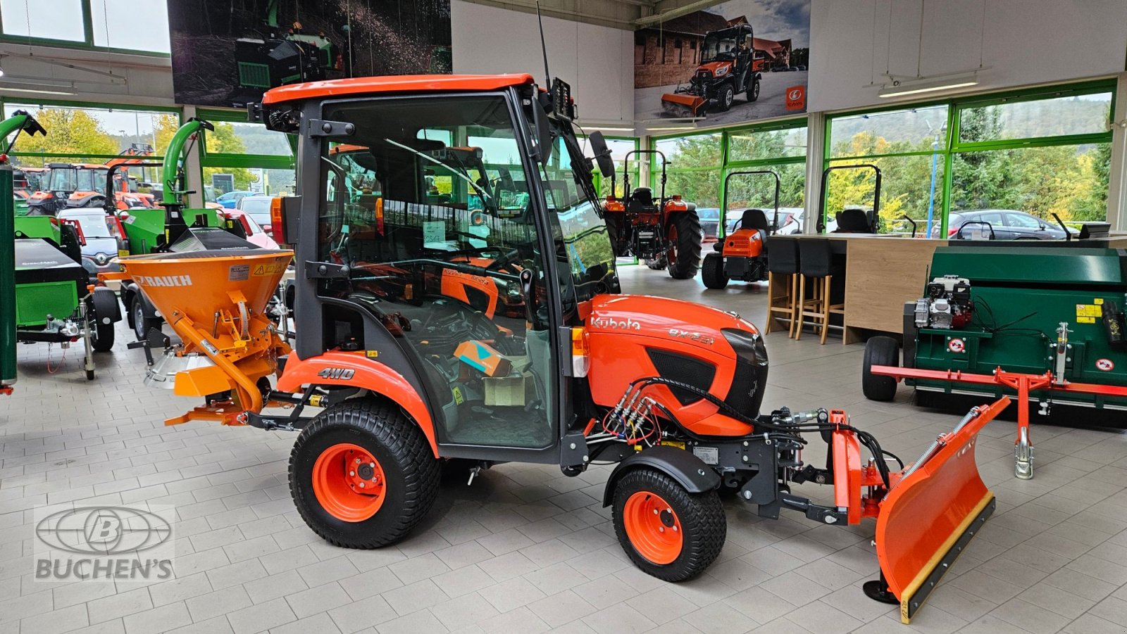 Kommunaltraktor typu Kubota BX231 Winterdienst, Neumaschine v Olpe (Obrázek 7)
