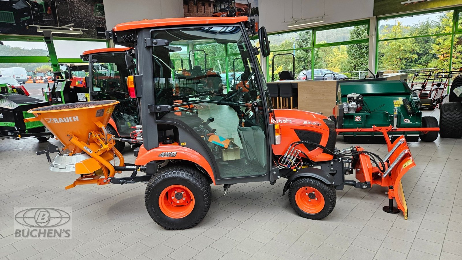 Kommunaltraktor typu Kubota BX231 Winterdienst, Neumaschine v Olpe (Obrázek 8)