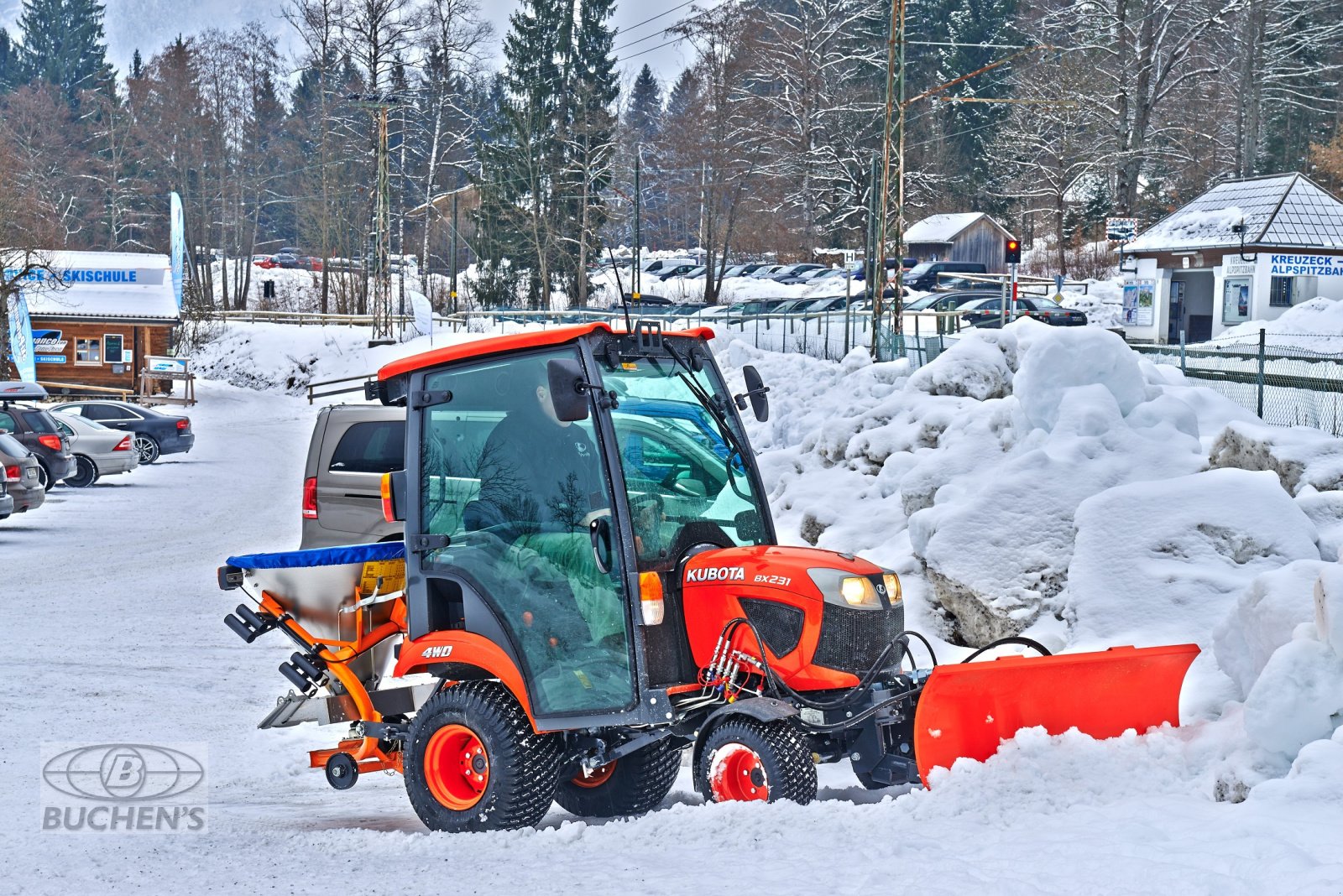 Kommunaltraktor des Typs Kubota BX231 Winterdienstpaket, Neumaschine in Olpe (Bild 7)