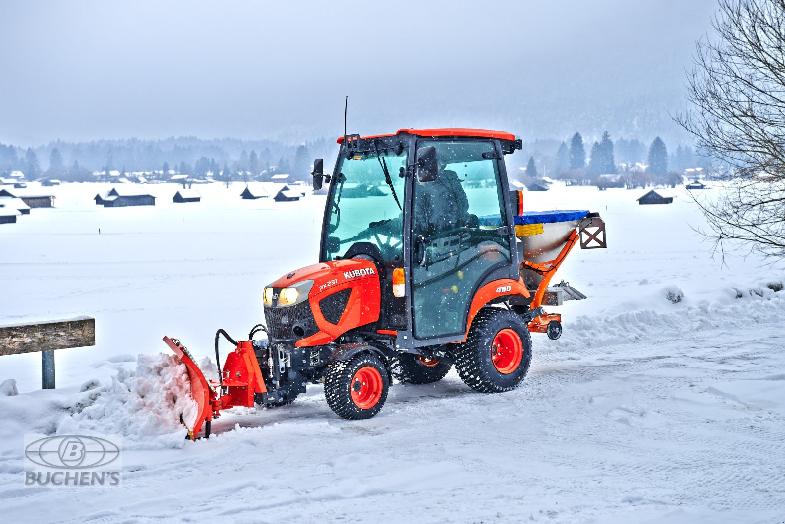 Kommunaltraktor des Typs Kubota BX231 Winterdienstpaket, Neumaschine in Olpe (Bild 8)