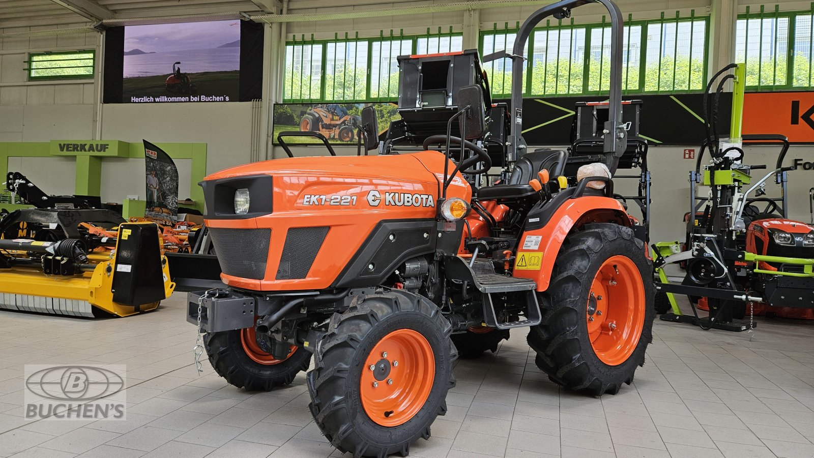 Kommunaltraktor typu Kubota EK1-221, Neumaschine v Olpe (Obrázek 5)
