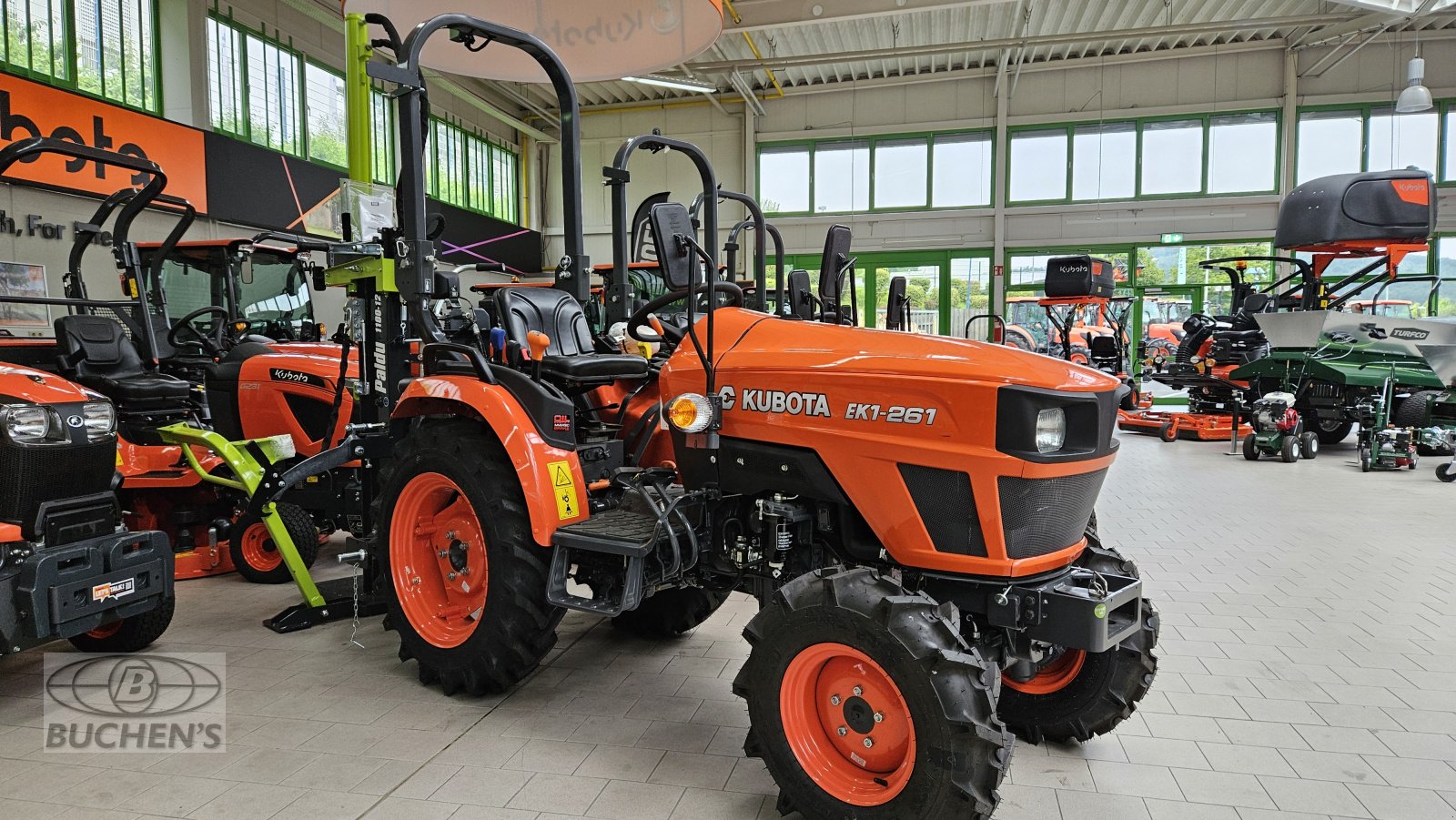 Kommunaltraktor typu Kubota EK1-261, Neumaschine v Olpe (Obrázek 4)