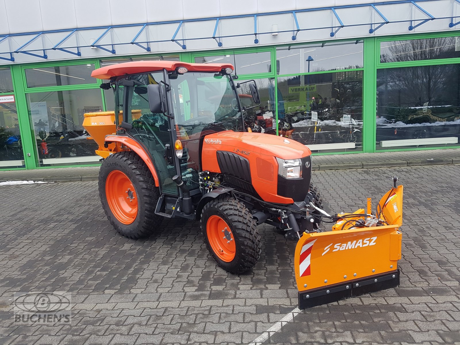 Kommunaltraktor des Typs Kubota L2-452 H Winterdienstpaket, Neumaschine in Olpe (Bild 8)