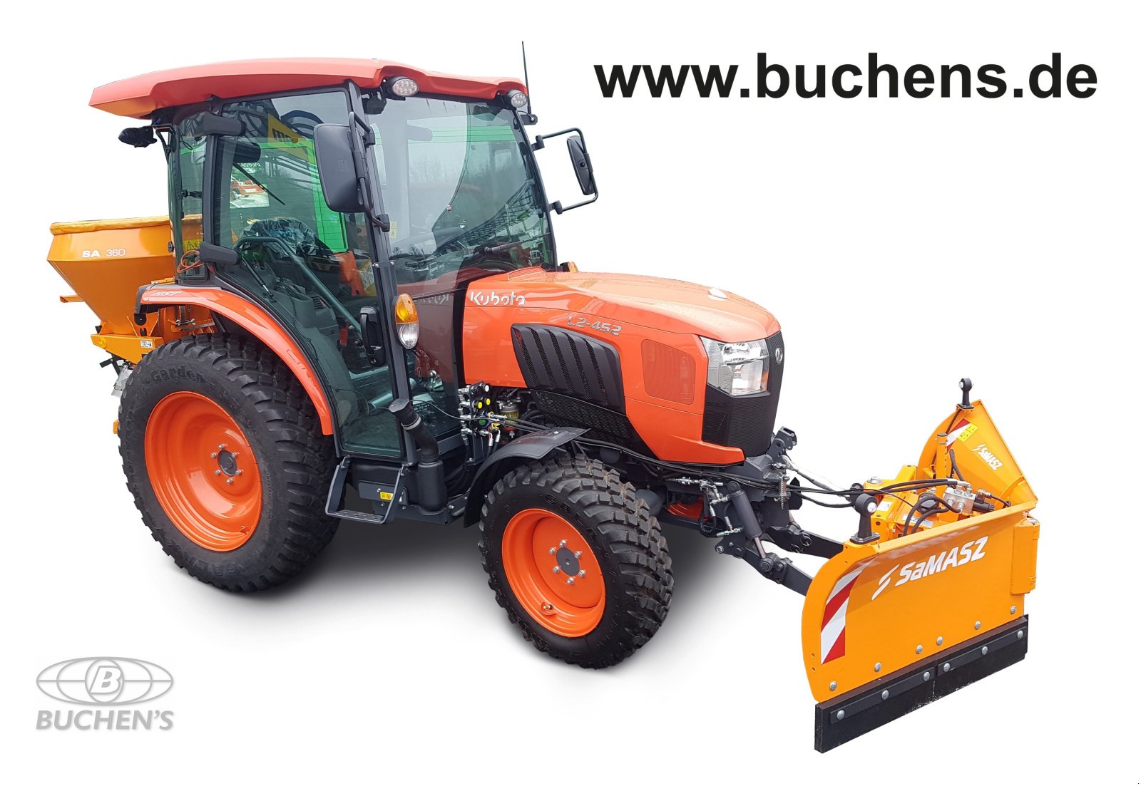 Kommunaltraktor typu Kubota L2-552 H CAB Winterdienstpaket, Neumaschine v Olpe (Obrázek 2)