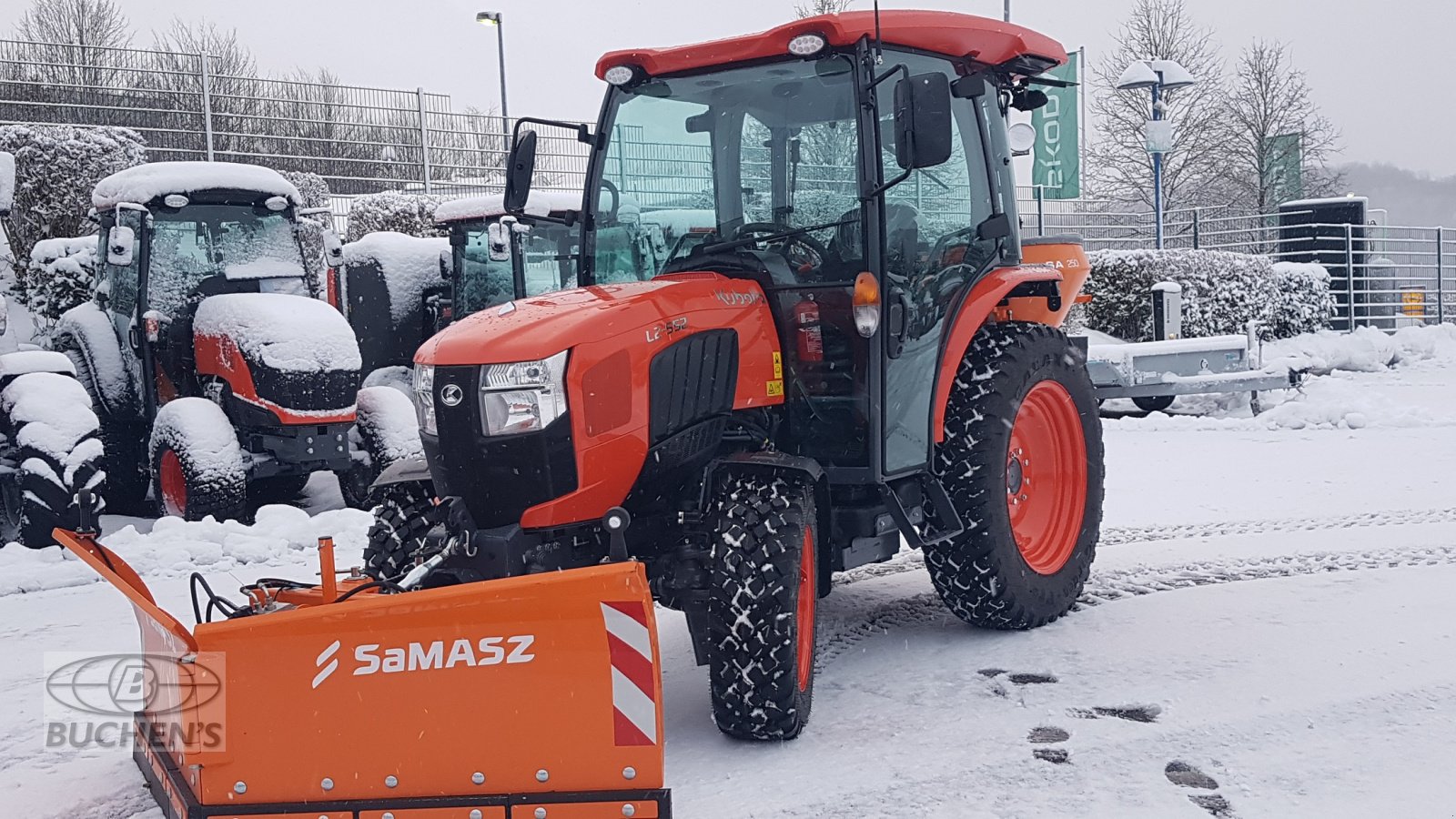 Kommunaltraktor typu Kubota L2-552 H CAB Winterdienstpaket, Neumaschine v Olpe (Obrázek 5)