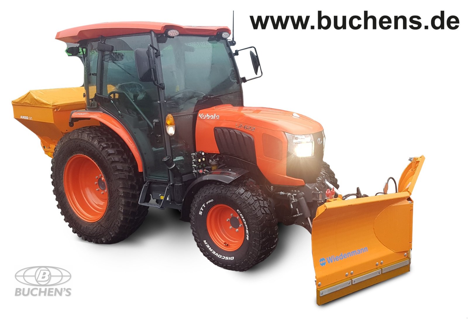 Kommunaltraktor des Typs Kubota L2-662  Winterdienstpaket, Neumaschine in Olpe (Bild 1)