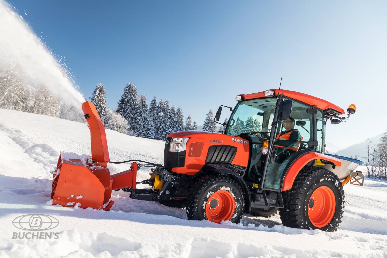 Kommunaltraktor des Typs Kubota L2-662  Winterdienstpaket, Neumaschine in Olpe (Bild 8)