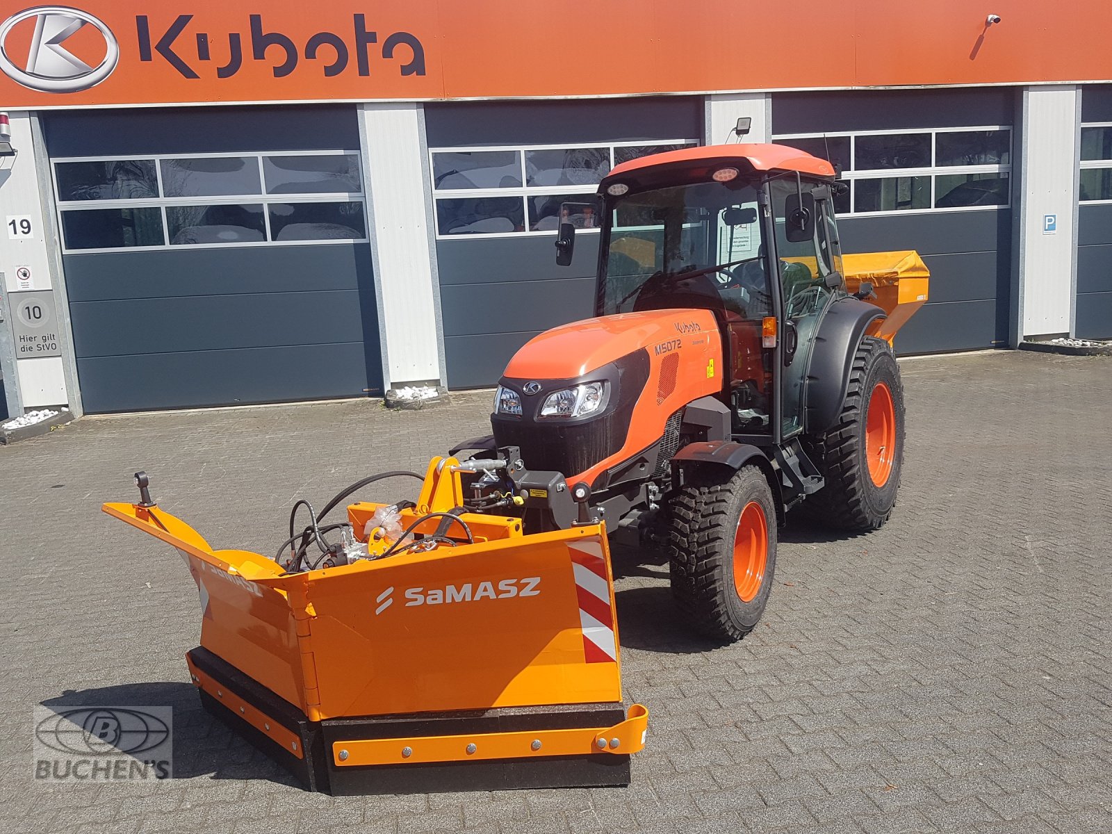 Kommunaltraktor des Typs Kubota M5072 Narrow Winterdienstpaket, Neumaschine in Olpe (Bild 10)