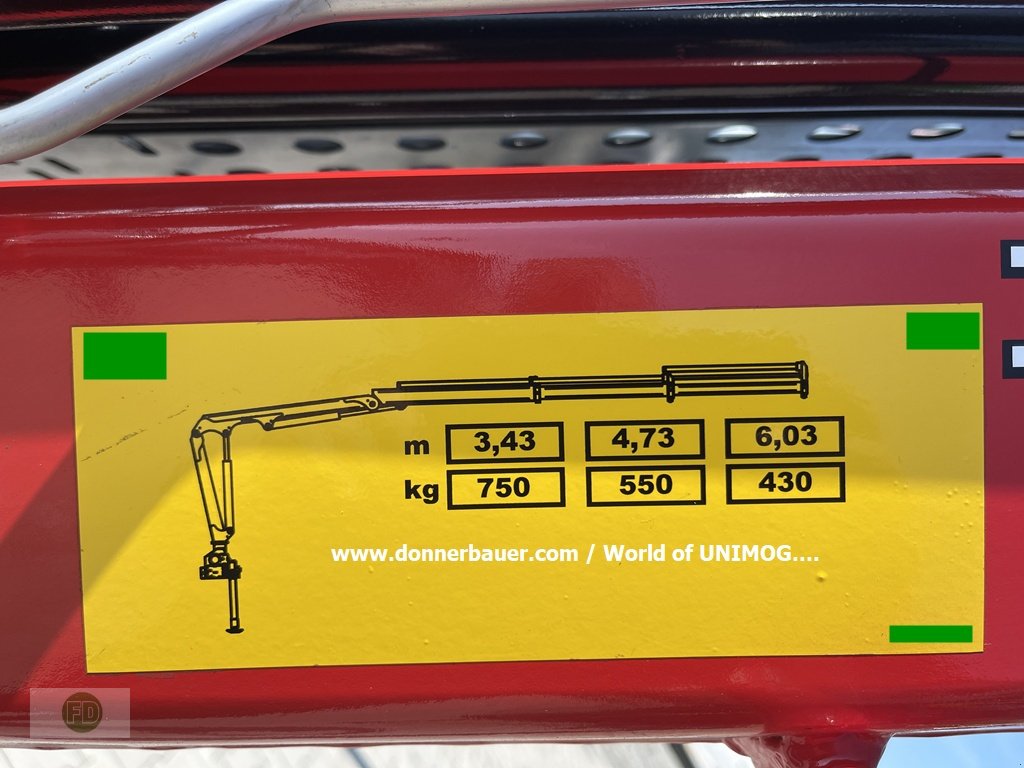 Kommunaltraktor des Typs Mercedes-Benz Unimog U318 mit Kran, Forstgreifer, Multitalent, 1a Zustand , nur 7500 kg, Finanzierung mgl., Gebrauchtmaschine in Hinterschmiding (Bild 26)