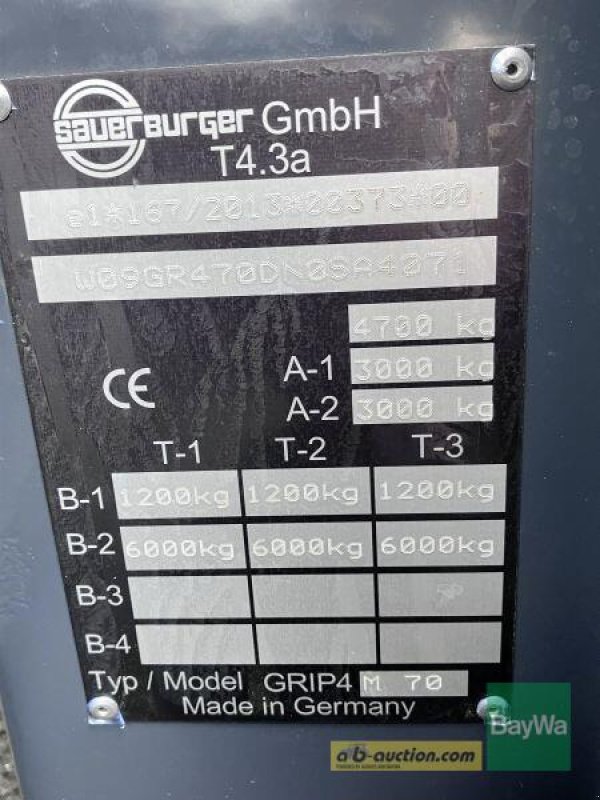 Kommunaltraktor des Typs Sauerburger KG- GRIP 4-70, Vorführmaschine in Großweitzschen (Bild 12)