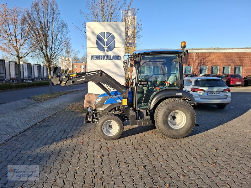 Kommunaltraktor des Typs Solis 26 HST mit Fahrerkabine und Frontlader, Gebrauchtmaschine in Altenberge