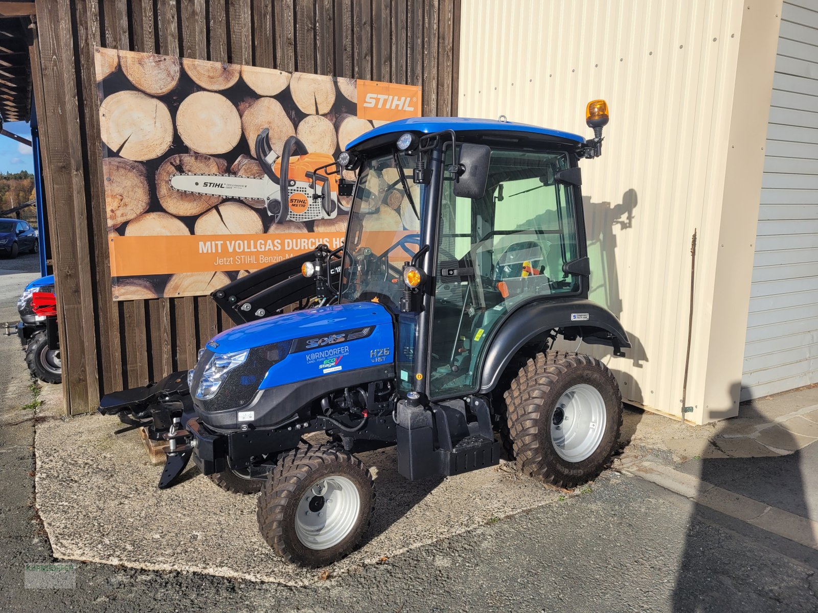 Kommunaltraktor typu Solis 26 HST, Neumaschine v Rehau (Obrázek 1)