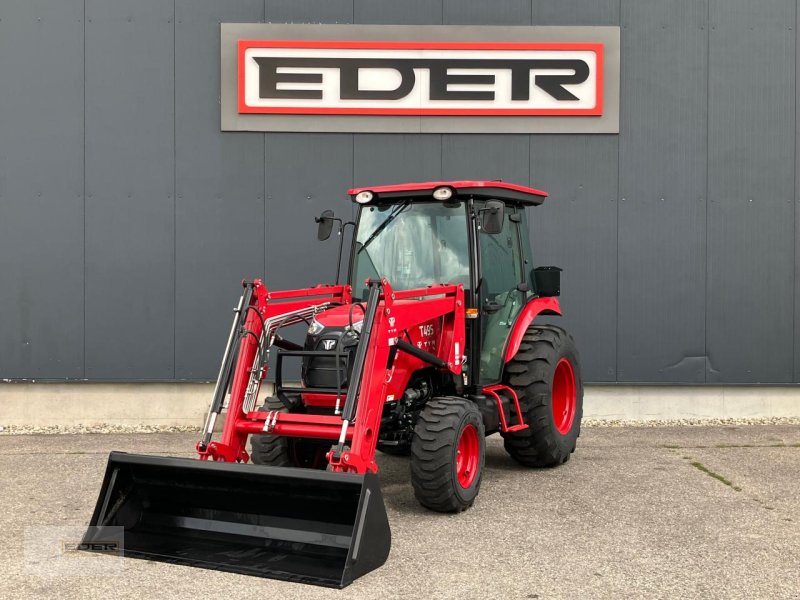 Kommunaltraktor Türe ait TYM T495 ST mit Kabine und Frontalder, Neumaschine içinde Tuntenhausen (resim 1)