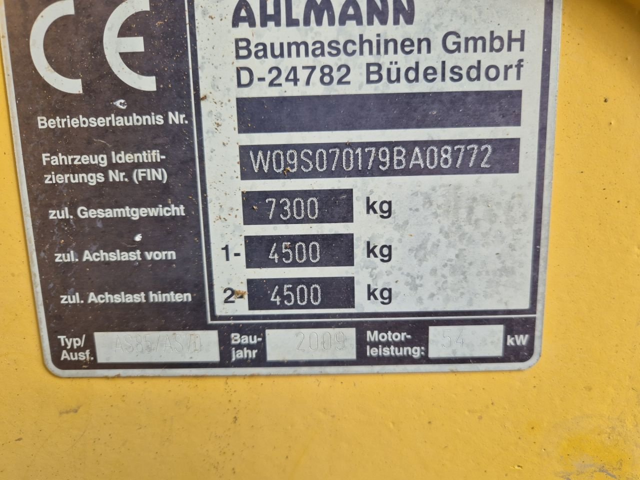 Kompaktlader of the type Ahlmann AS85, Gebrauchtmaschine in Lunteren (Picture 10)