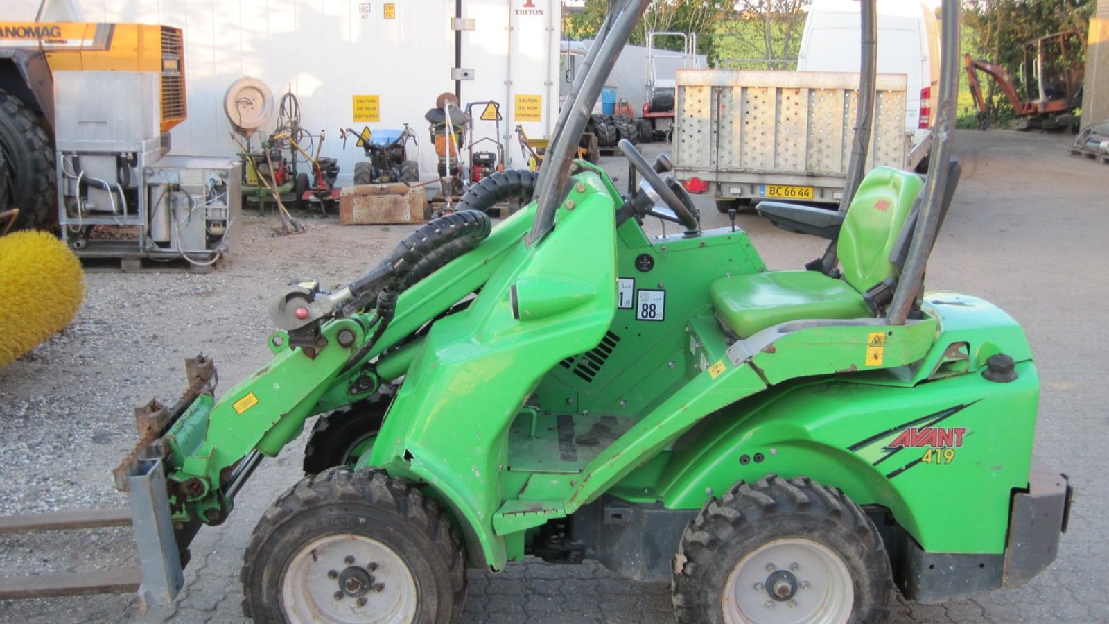 Kompaktlader Türe ait Avant 419, Gebrauchtmaschine içinde Hammel (resim 1)