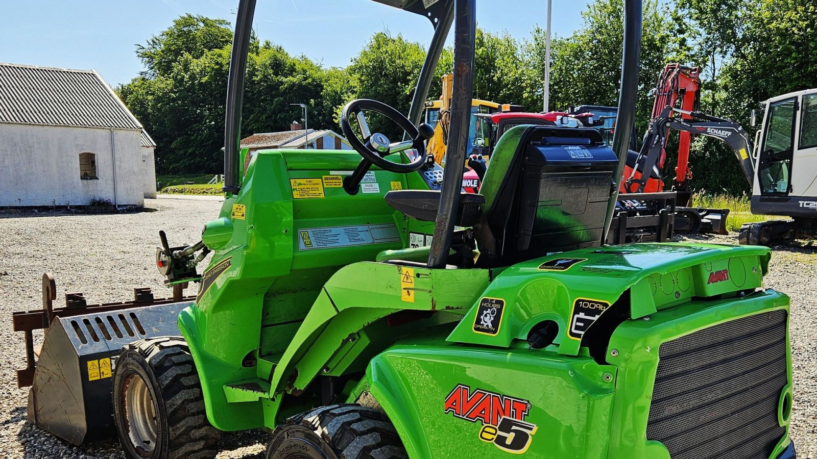 Kompaktlader of the type Avant E5 / 100% EL / 1100 timer / teleskoparm mv., Gebrauchtmaschine in Arden (Picture 7)