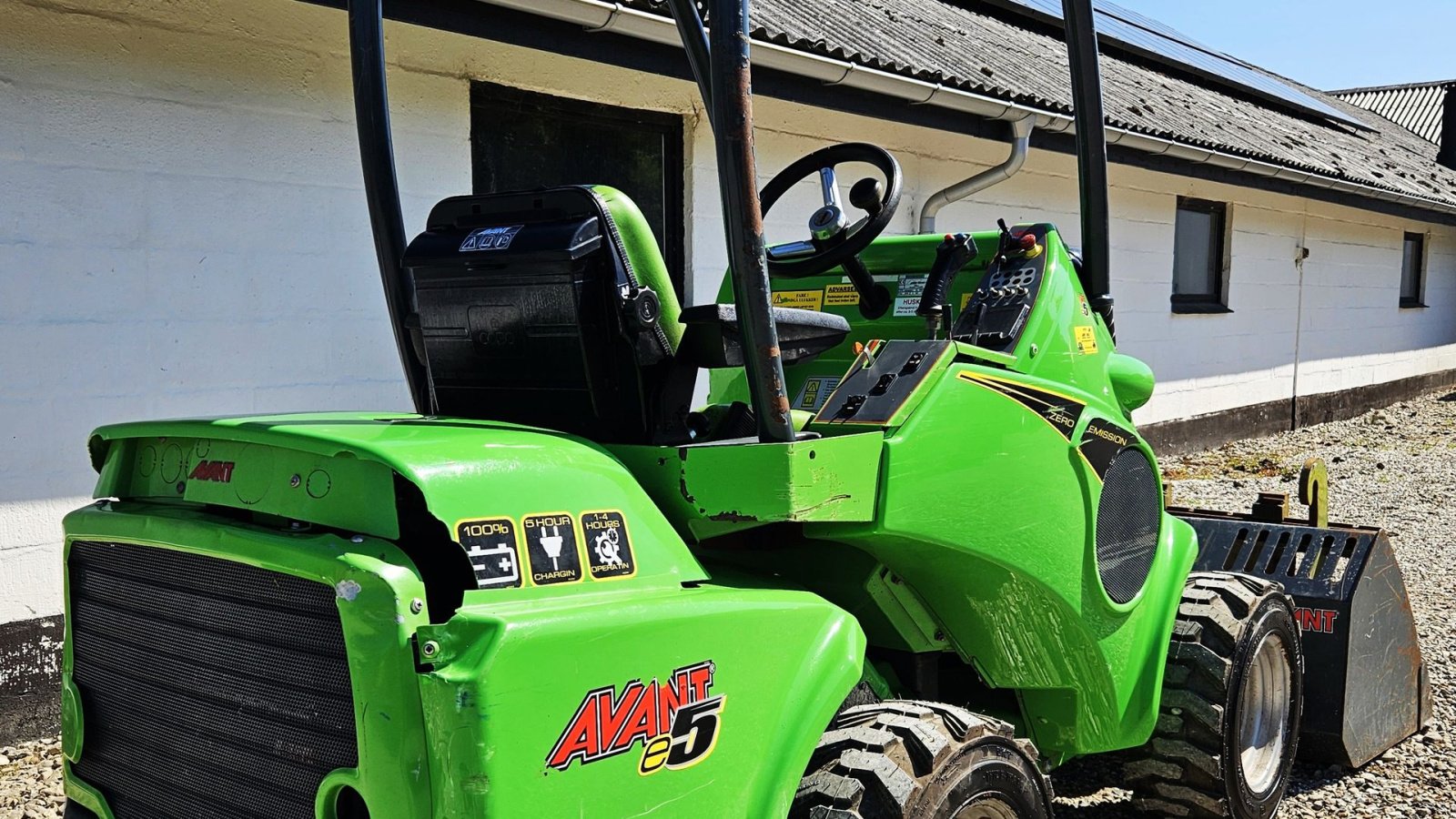 Kompaktlader of the type Avant E5 / 100% EL / 1100 timer / teleskoparm mv., Gebrauchtmaschine in Arden (Picture 9)