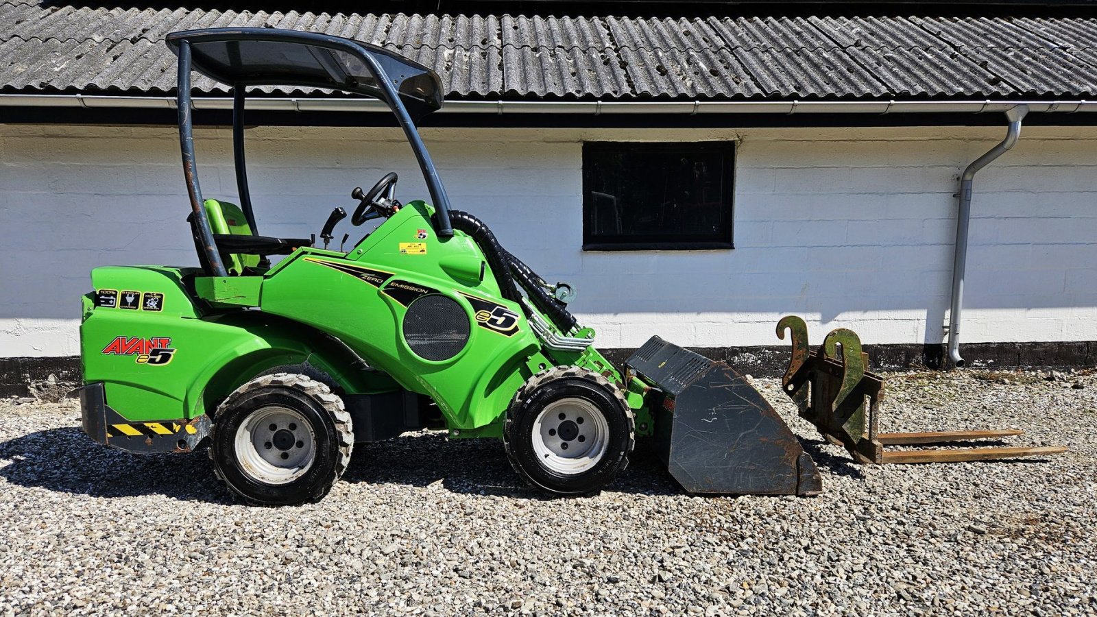 Kompaktlader typu Avant E5 / 100% EL / kun 1100 timer / teleskoparm mv., Gebrauchtmaschine w Arden (Zdjęcie 2)