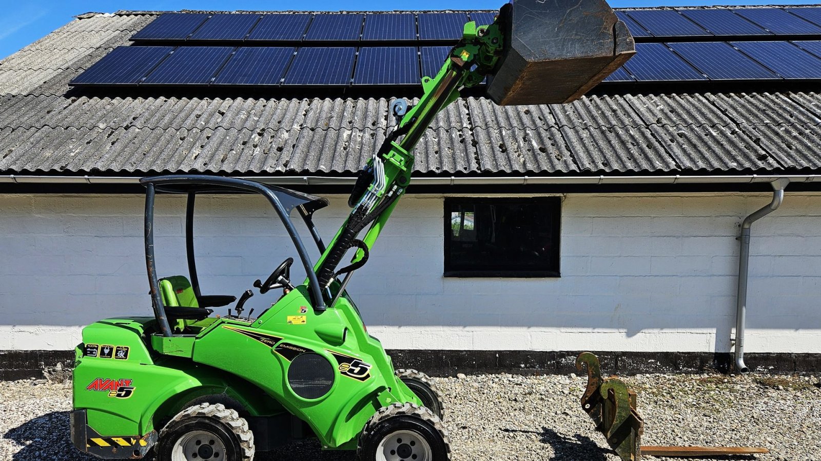 Kompaktlader typu Avant E5 / 100% EL / kun 1100 timer / teleskoparm mv., Gebrauchtmaschine w Arden (Zdjęcie 1)