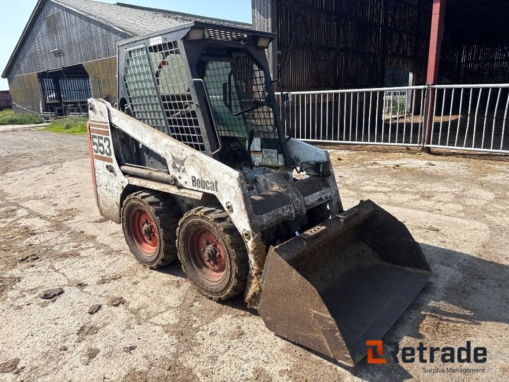 Kompaktlader Türe ait Bobcat 553 med to skovle, Gebrauchtmaschine içinde Rødovre (resim 1)