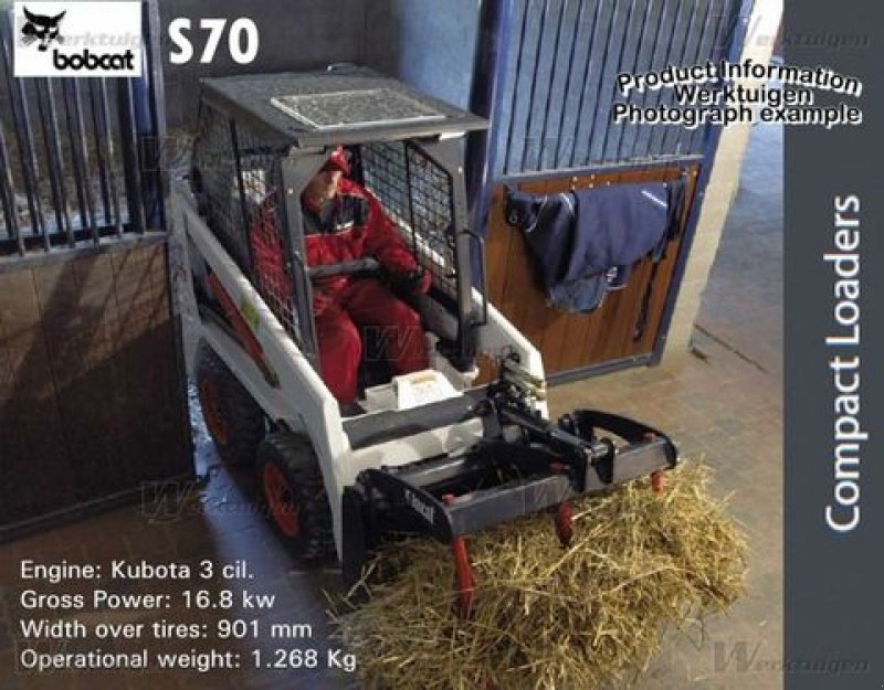 Kompaktlader tipa Bobcat S70 ( 1.270kg )  NEUE REIFEN, Gebrauchtmaschine u St. Nikolai ob Draßling (Slika 15)