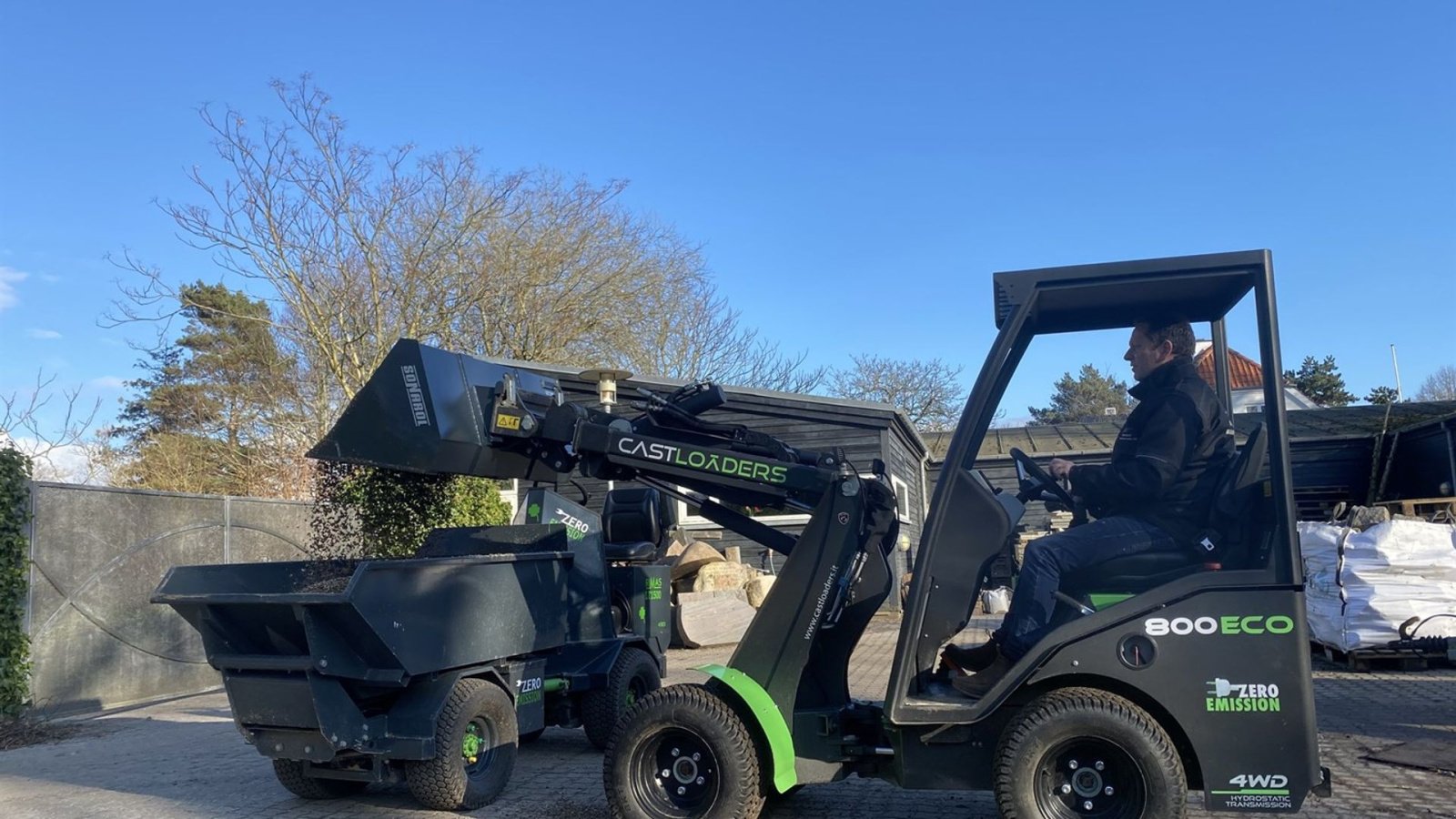 Kompaktlader типа Cast Group 800Eco, Gebrauchtmaschine в Ringe (Фотография 4)