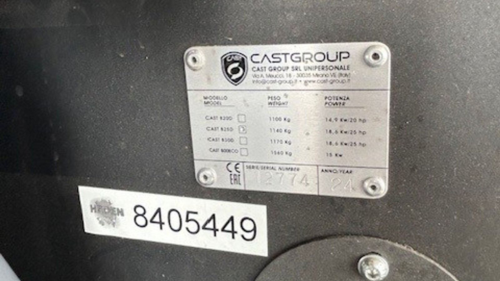 Kompaktlader of the type Cast Group 825 D, Gebrauchtmaschine in Ringe (Picture 10)