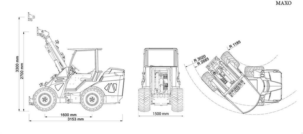 Kompaktlader of the type Cast Group Maxo 57 Dual Speed - Italiensk kvalitet, Gebrauchtmaschine in Vrå (Picture 9)