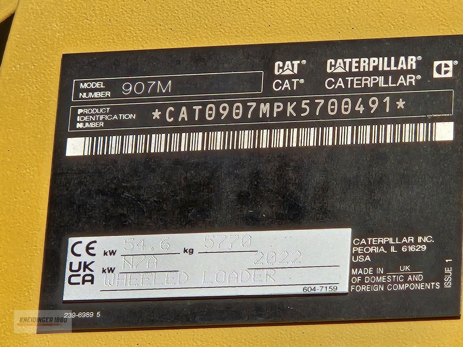 Kompaktlader του τύπου CAT 907 M, Gebrauchtmaschine σε Altenfelden (Φωτογραφία 8)