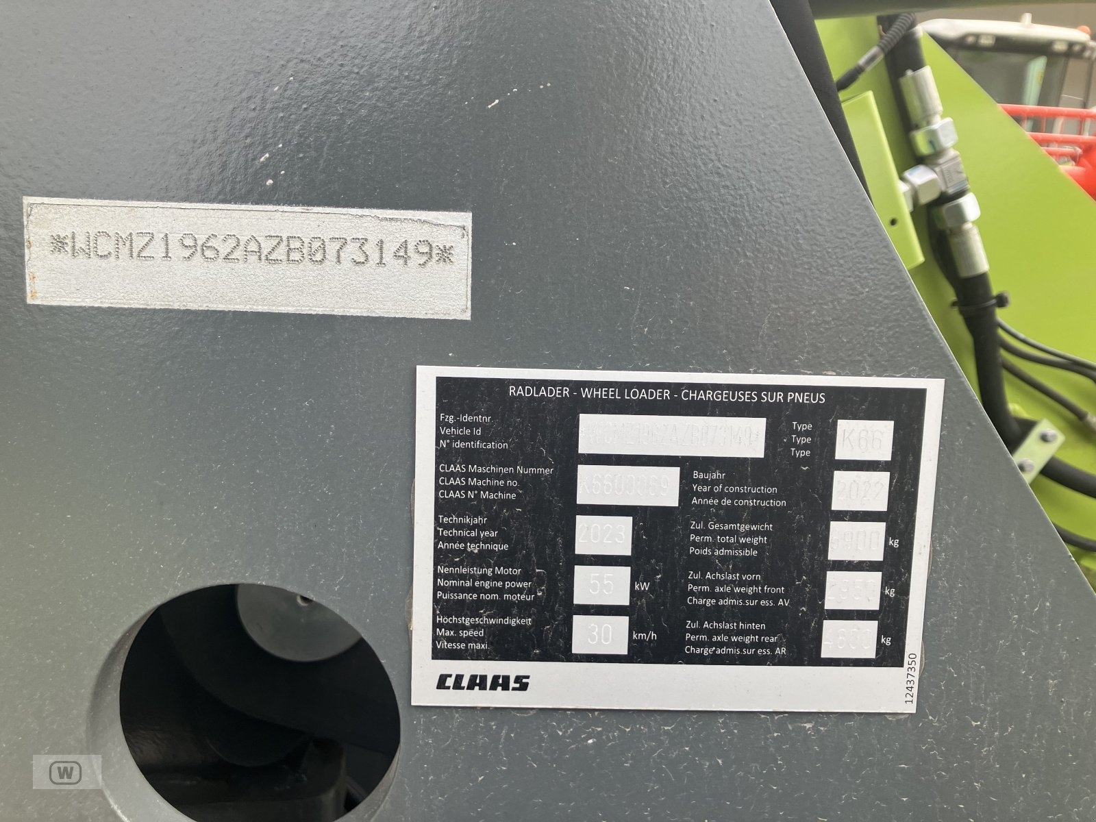 Kompaktlader of the type CLAAS Torion 639, Neumaschine in Zell an der Pram (Picture 16)