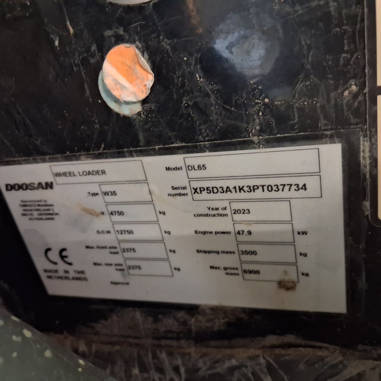 Kompaktlader del tipo Doosan DL65., Gebrauchtmaschine In Alblasserdam (Immagine 7)