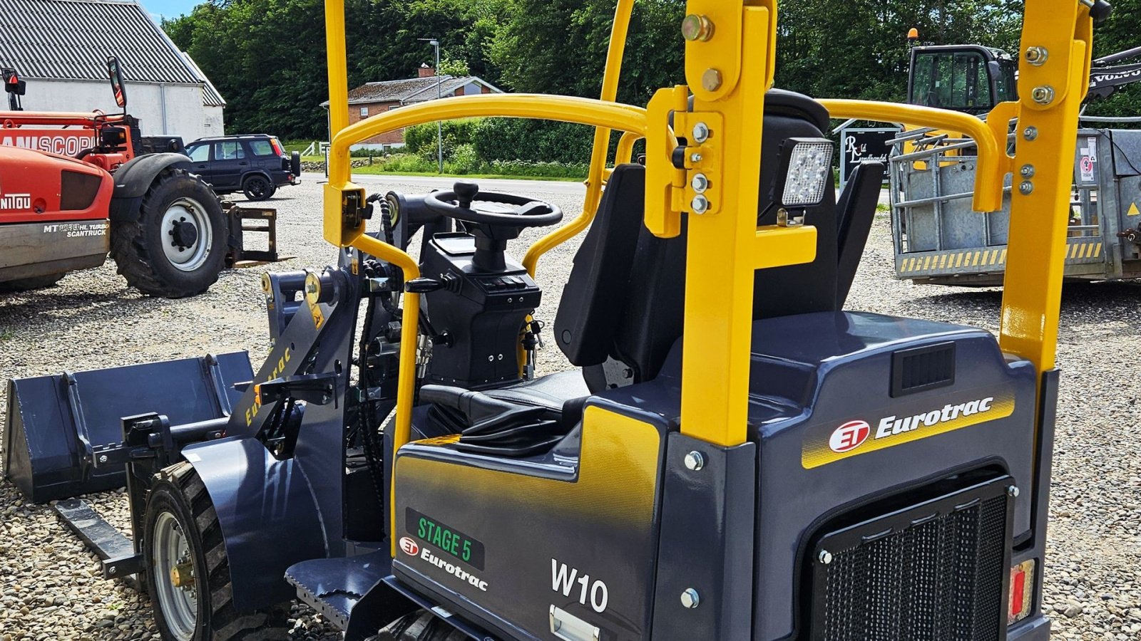 Kompaktlader типа Eurotrac W10 / fabriksny / Kubota motor / med udstyr, Gebrauchtmaschine в Arden (Фотография 4)