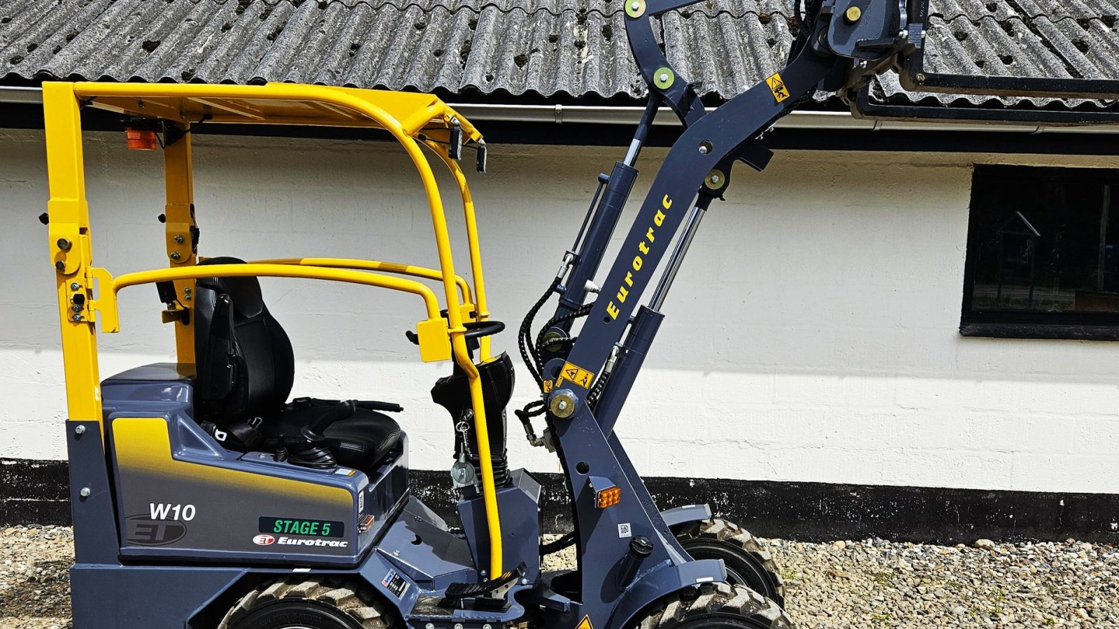 Kompaktlader типа Eurotrac W10 / fabriksny / Kubota motor / med udstyr, Gebrauchtmaschine в Arden (Фотография 8)