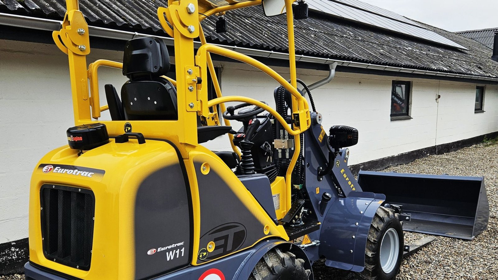 Kompaktlader типа Eurotrac W11 / fabriksny / skovl & gafler / Kubota motor, Gebrauchtmaschine в Arden (Фотография 8)